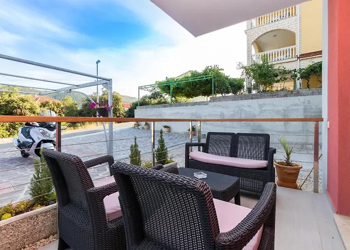 And With Parking Space Grebastica, Sibenik - 17831 Guest house