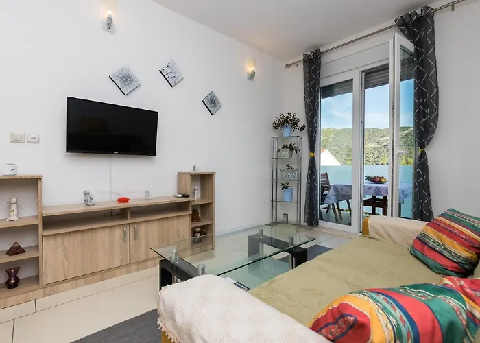 And With Parking Space Grebastica, Sibenik - 17831 Guest house